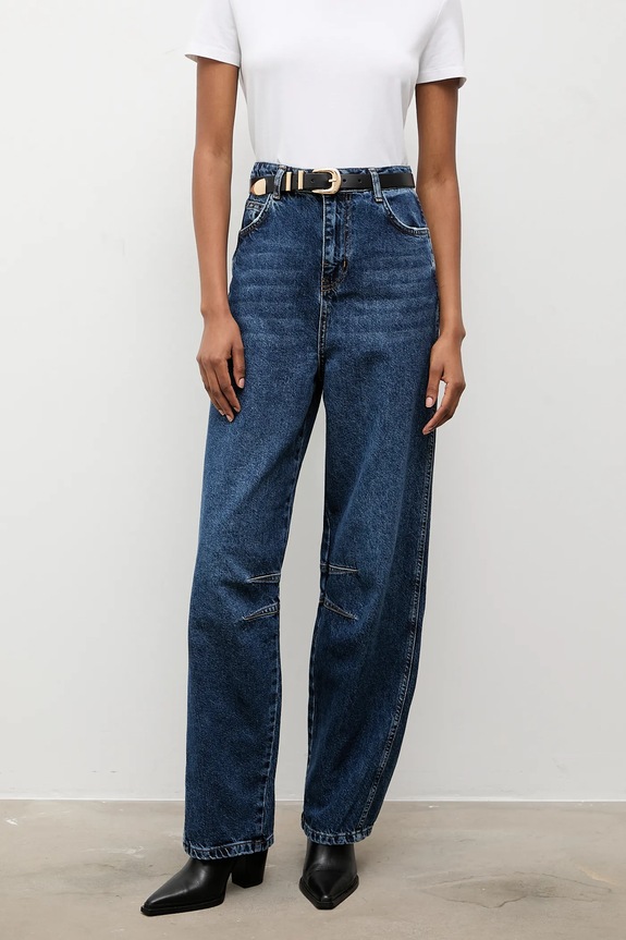 Answear.LAB jeansy granatowy 3043.tok