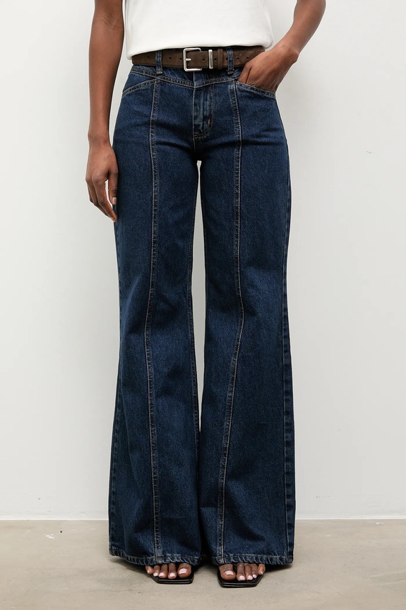 Answear.LAB jeansy bootcut damskie sng.zdn2.tok granatowy WS26