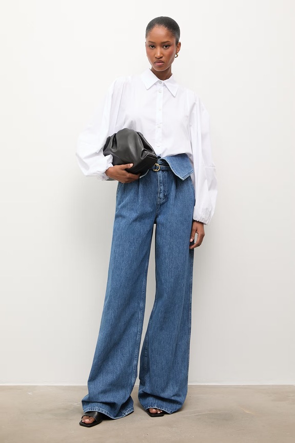 Answear.LAB jeansi PN1495 albastru WS26