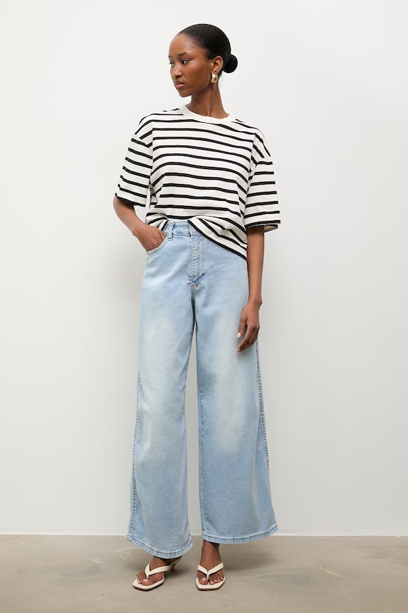 Answear.LAB jeansy straight damskie 2161.tok niebieski WS26
