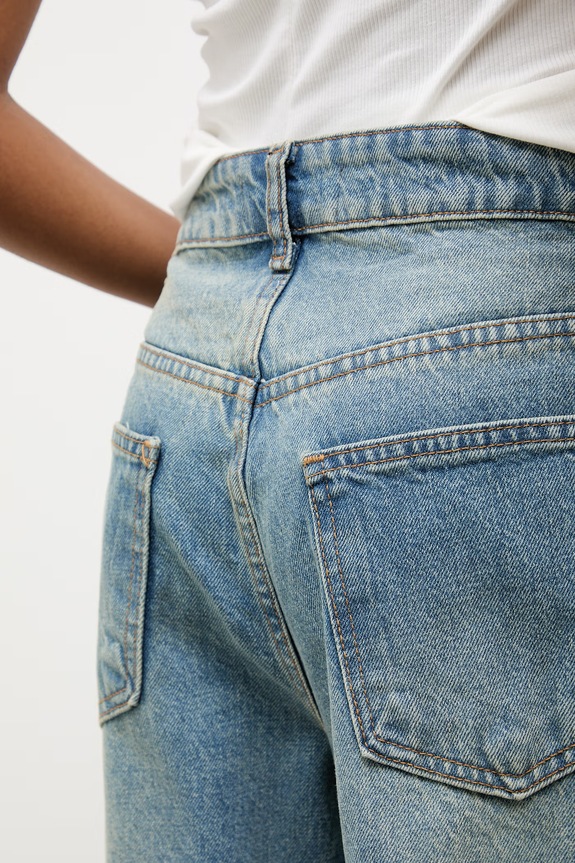 Answear.LAB jeansy loose damskie niebieski 2033.tok