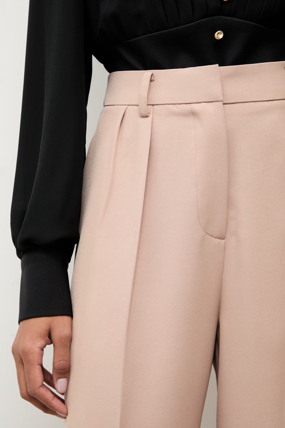 Answear.LAB pantaloni bej WS26-SPD024