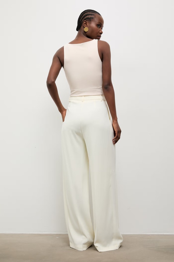Odzież Answear.LAB spodnie damskie PN1643 beżowy