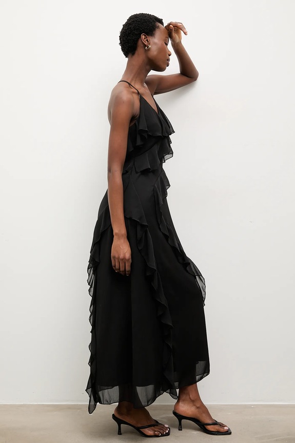 Answear.LAB sukienka YS341.hak czarny WS26