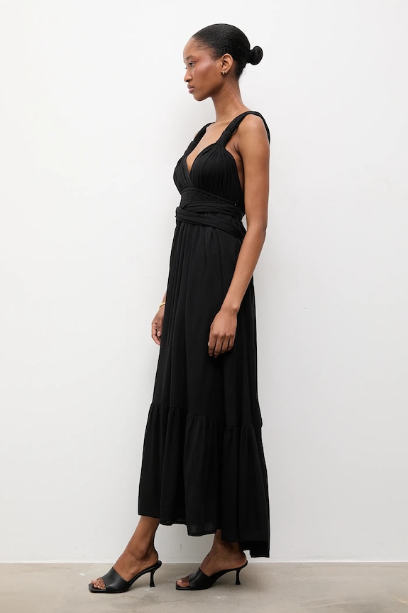 Answear.LAB rochie Daizy.hak negru WS26