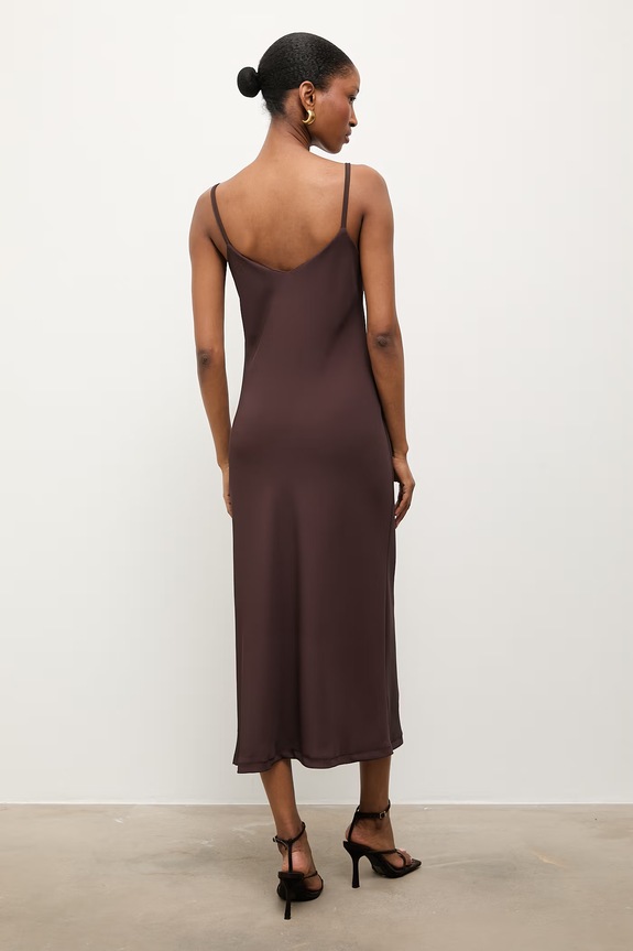 Ρούχα Answear.LAB Φόρεμα lingerie AB7547.iak καφέ