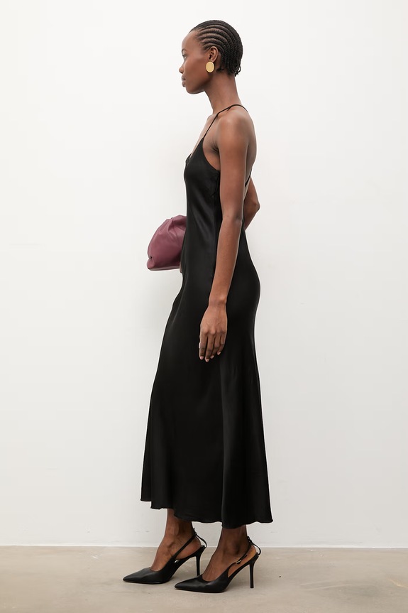 Answear.LAB vestito lingerie in viscosa AB222.iak nero WS26