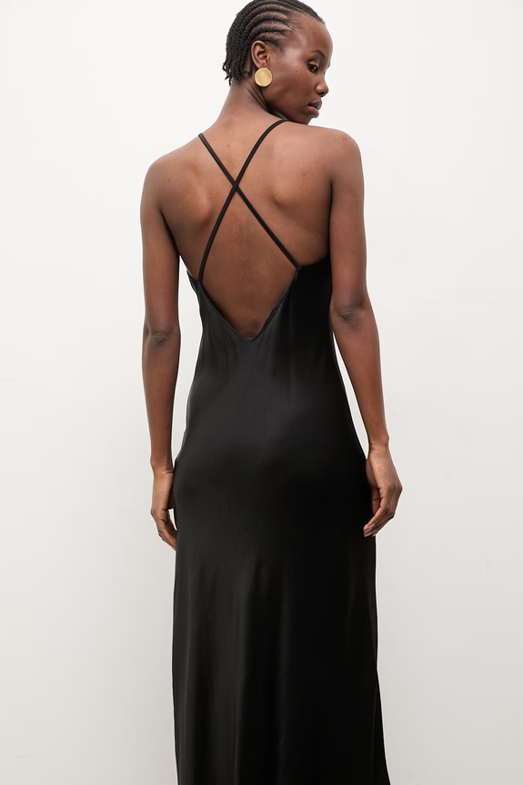 Answear.LAB vestito lingerie in viscosa nero AB222.iak