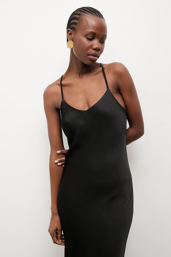 Answear.LAB vestito lingerie in viscosa AB222.iak nero