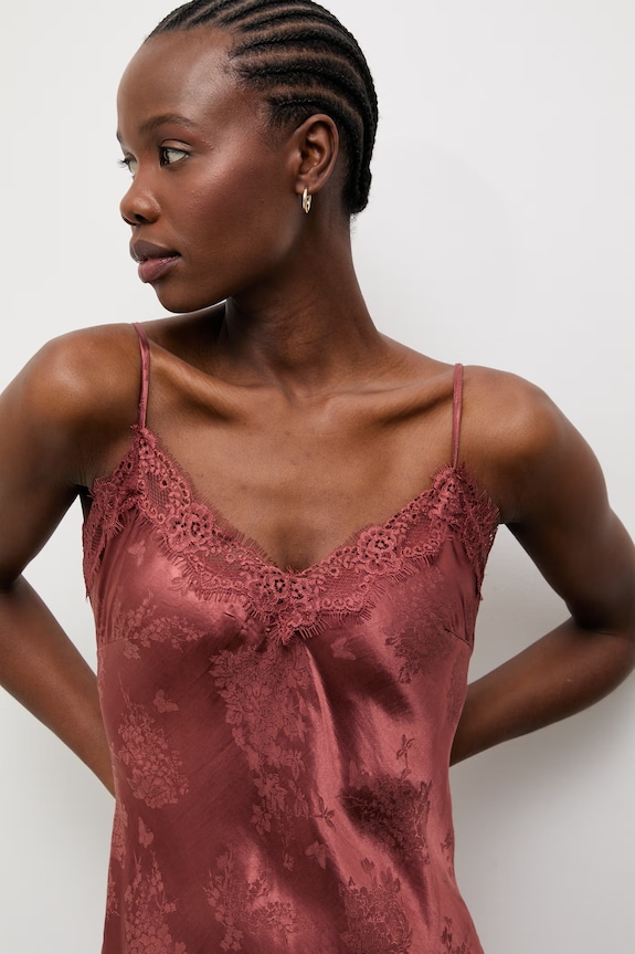 Answear.LAB spodnicové šaty s prímesou ľanu oranžová NewSlipDress.hak