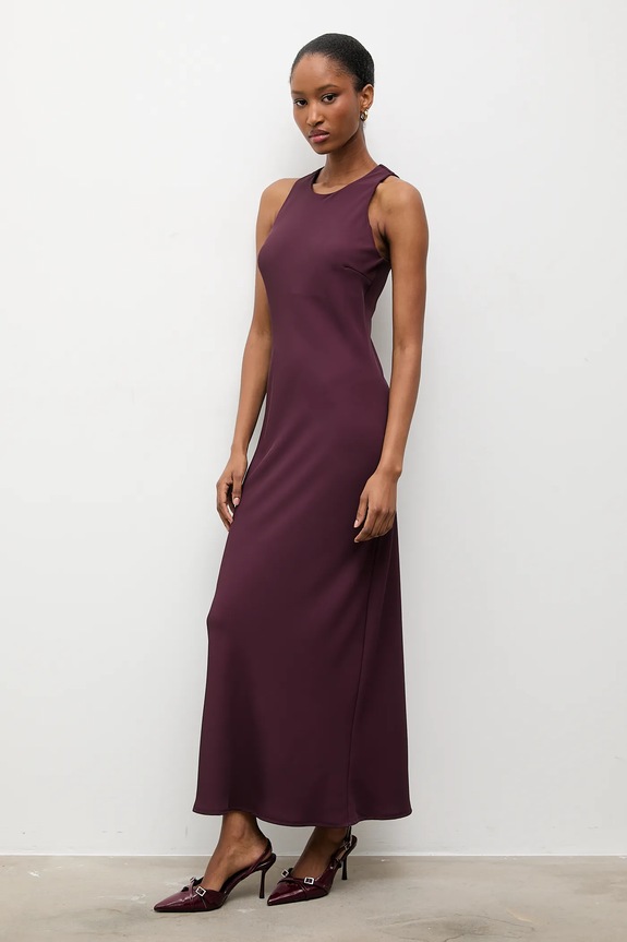Answear.LAB rochie 93727.iok burgundia WS26