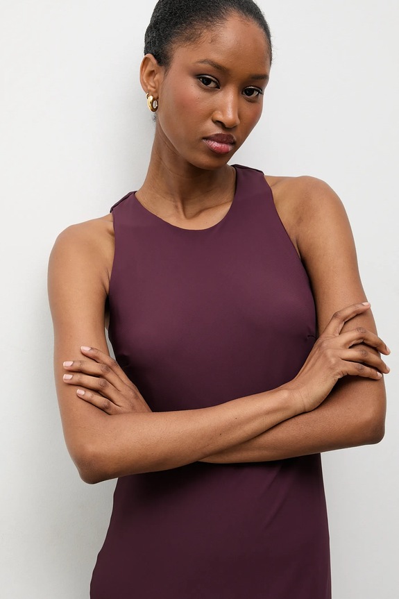 Answear.LAB rochie burgundia 93727.iok