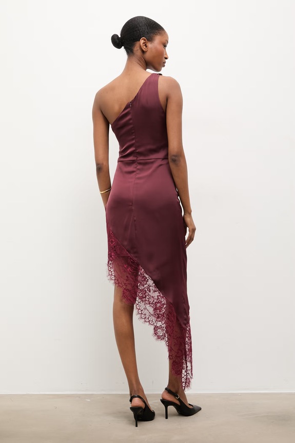 Îmbrăcăminte Answear.LAB rochie dress.8407.tok burgundia
