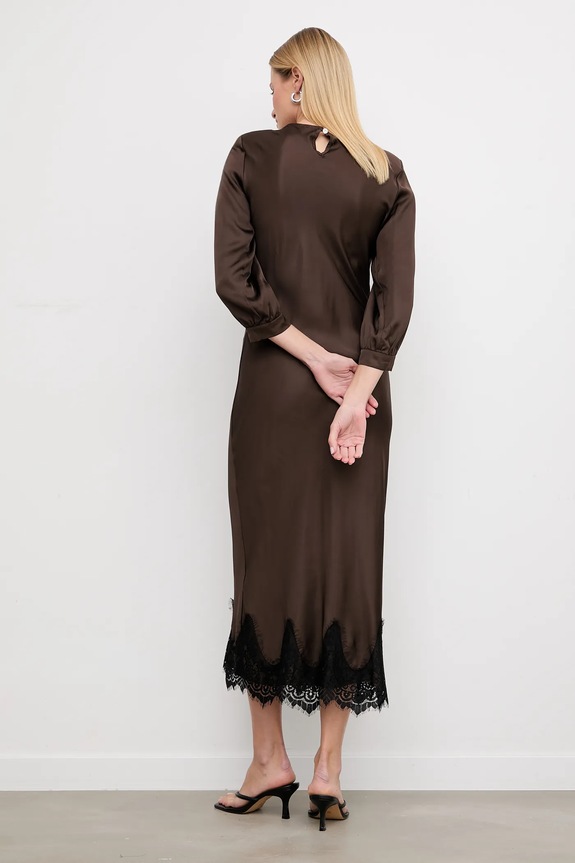 Abbigliamento Answear.LAB vestito di viscosa 95930.isr marrone