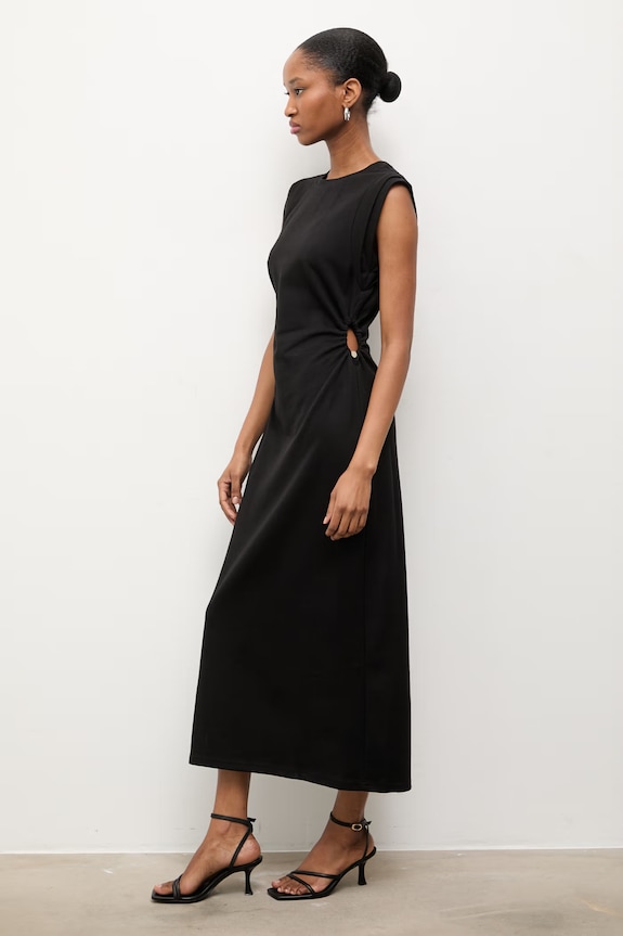 Answear.LAB rochie maxi negru 661808.hak