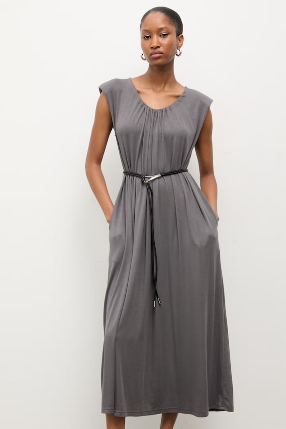Answear.LAB rochie 661788.hak gri WS26