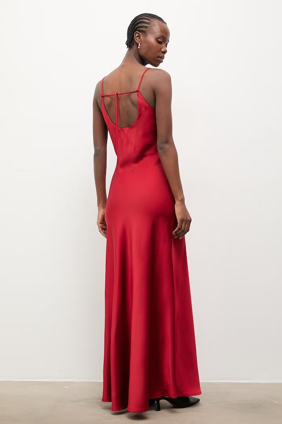 Answear.LAB φόρεμα lingerie κόκκινο JH3250