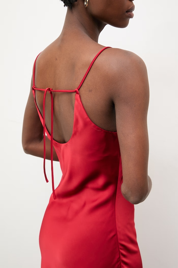 Answear.LAB φόρεμα lingerie κόκκινο JH3250