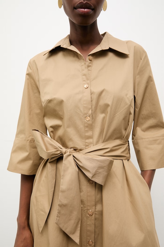 Answear.LAB vestito in cotone PK2716AB.isr beige