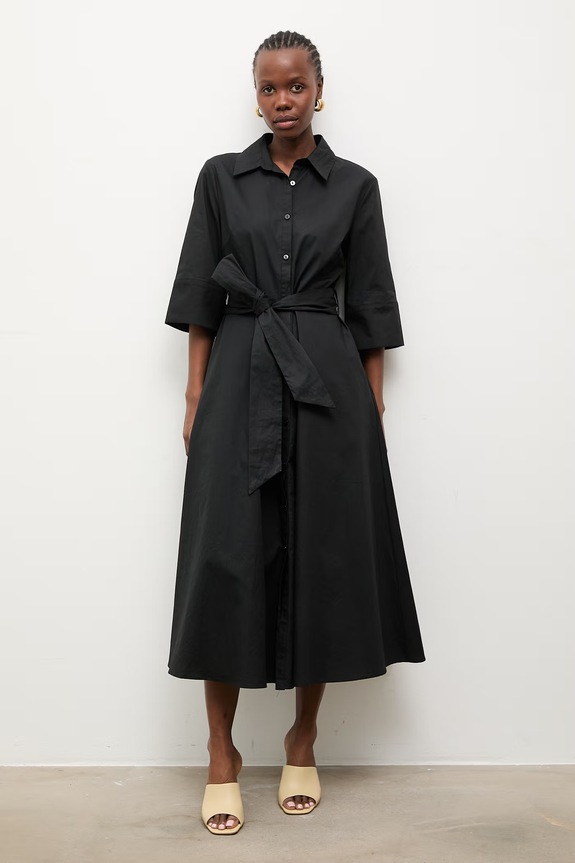 Answear.LAB vestito in cotone PK2716AB.isr nero WS26