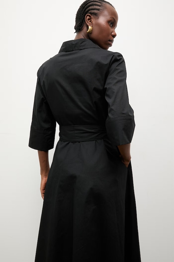 Answear.LAB vestito in cotone PK2716AB.isr nero