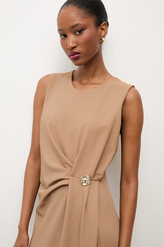 Answear.LAB sukienka brązowy ab1326.isr