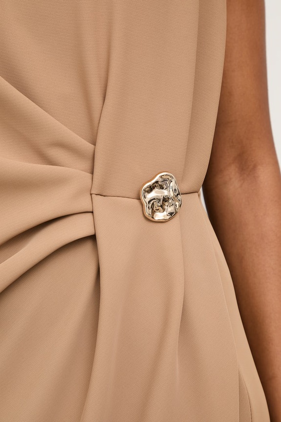 Answear.LAB sukienka ab1326.isr brązowy