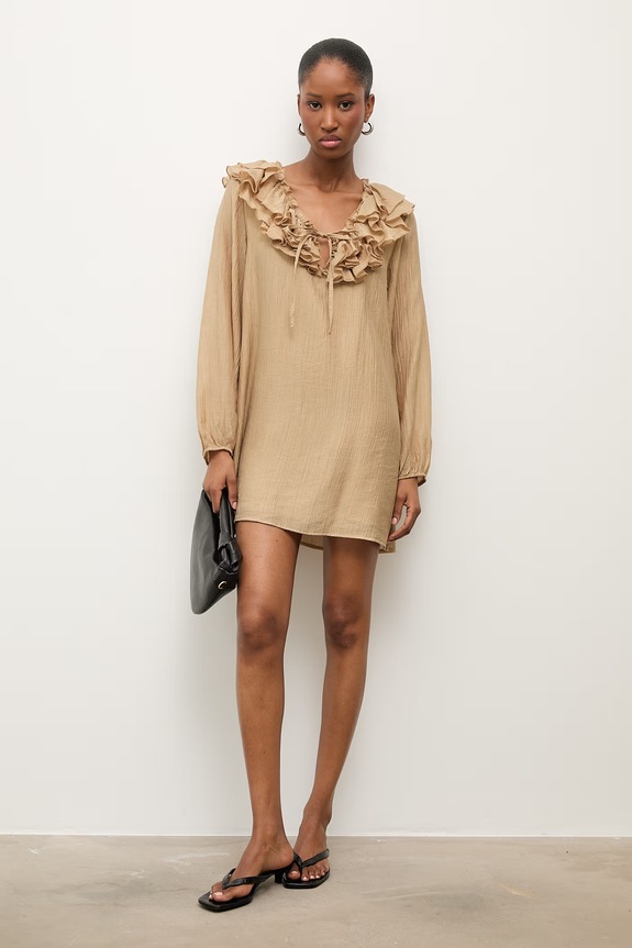 Answear.LAB sukienka ab5778.isr beżowy WS26