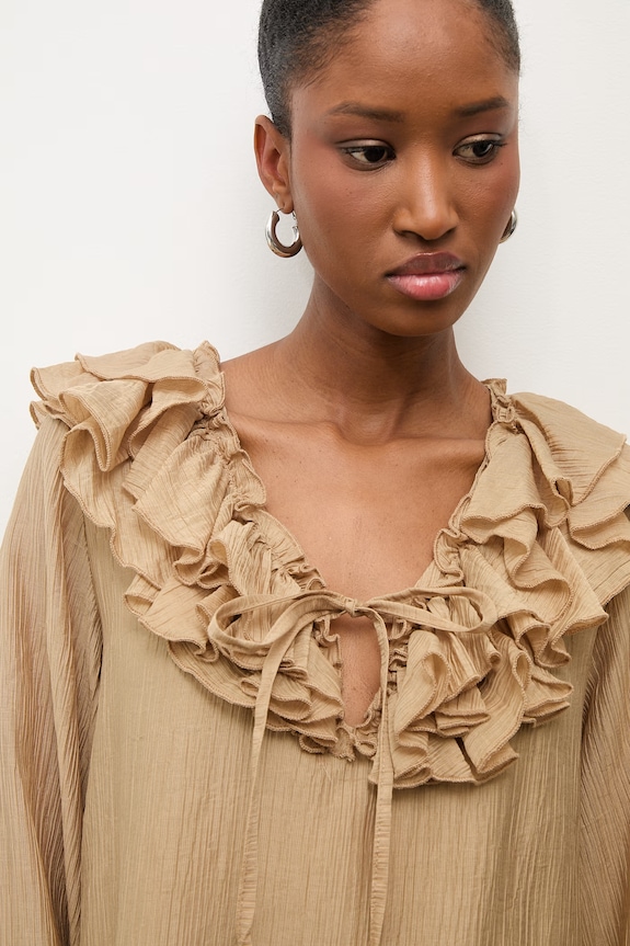 Answear.LAB sukienka ab5778.isr beżowy