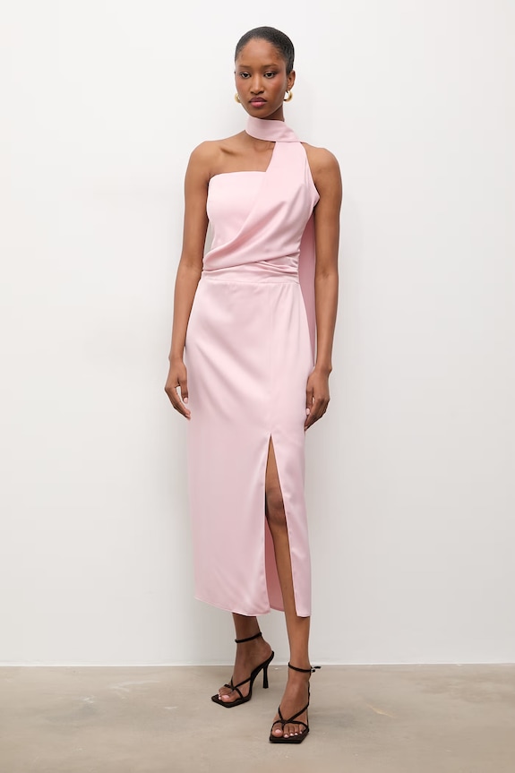 Answear.LAB sukienka 58411 różowy WS26
