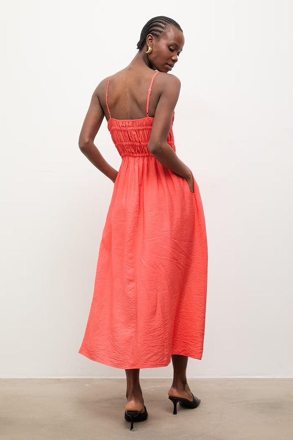 Odzież Answear.LAB sukienka letnia DB czerwony