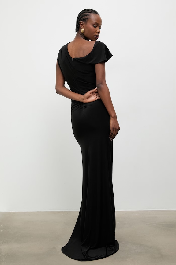 Ρούχα Answear.LAB φόρεμα ντραπέ 58506.tok μαύρο