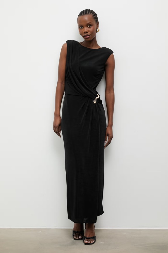 Answear.LAB ντραπέ 58444.tok μαύρο WS26