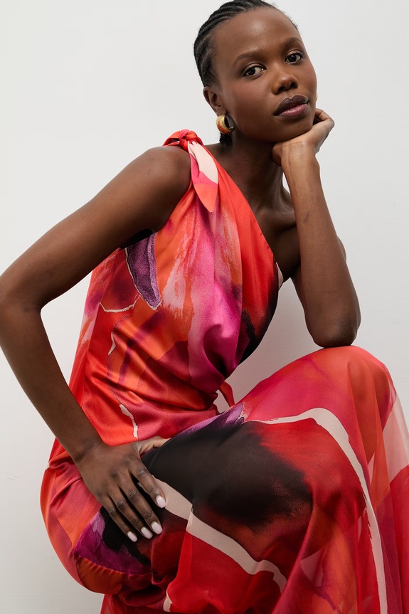 Answear.LAB ντραπέ 58467.tok πορτοκαλί