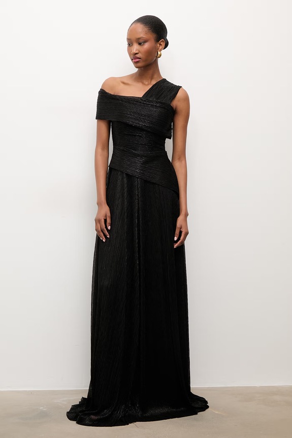 Answear.LAB sukienka rozkloszowana 5116 czarny WS26