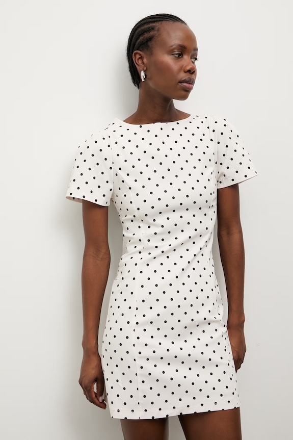 Answear.LAB φόρεμα βαμβάκι με ελαστάν 95115.iak μπεζ WS26