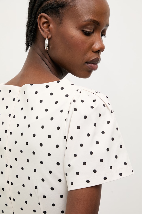 Answear.LAB φόρεμα βαμβάκι με ελαστάν μπεζ 95115.iak