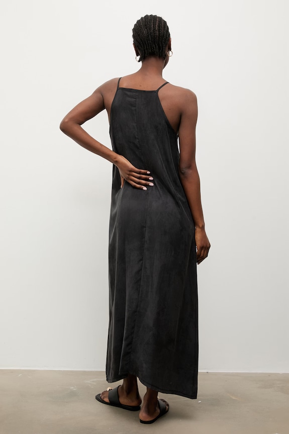 Ρούχα Answear.LAB καλοκαιρινό από lyocell 95102.iak μαύρο