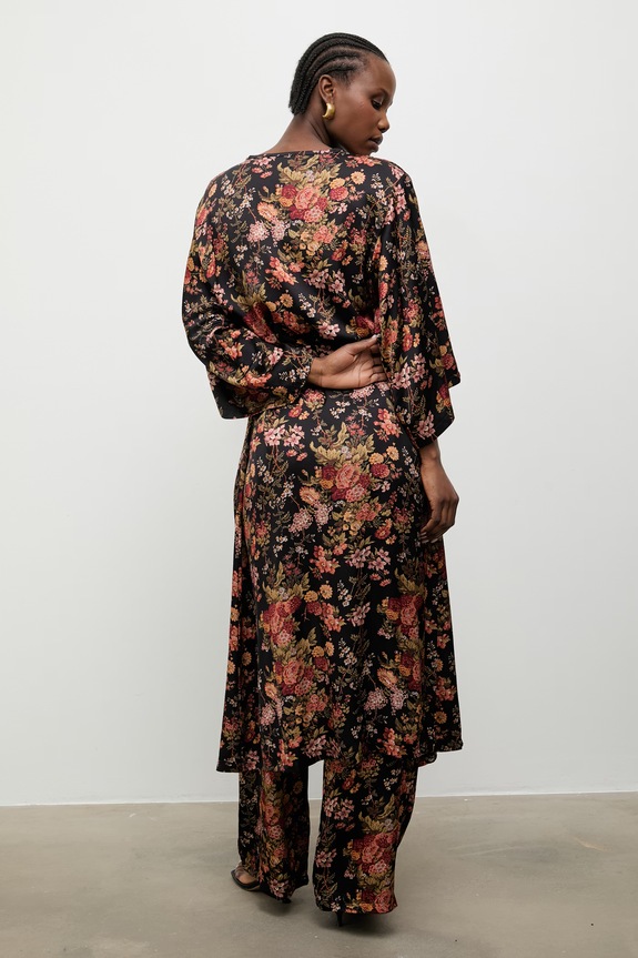 Ρούχα Answear.LAB κρουαζέ από βισκόζη 95072.iak μαύρο