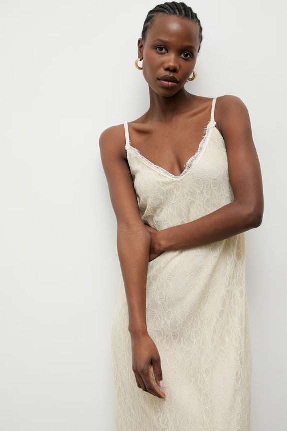 Answear.LAB φόρεμα lingerie μπεζ 56278.iak