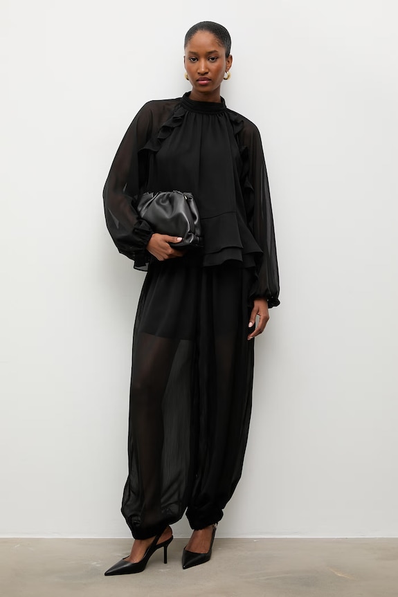 Answear.LAB komplet damski czarny 15691-1/15945-1.fjk