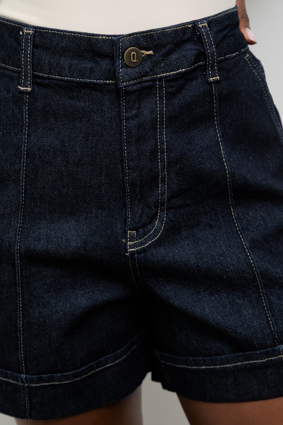Answear.LAB szorty damskie jeansowe granatowy 45337S6.tok