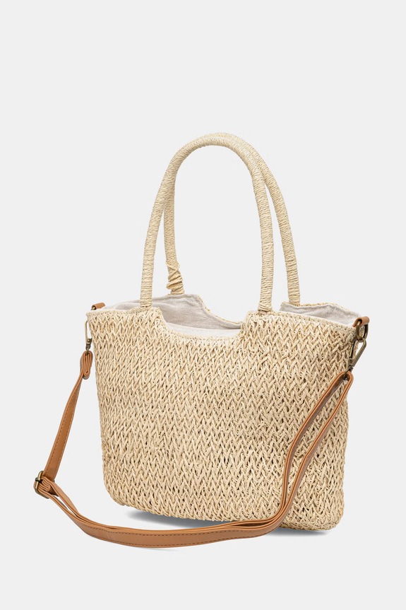 Doplnky Answear.LAB crossbody kabelka dámska pletená MXXJD2502450899.hak béžová