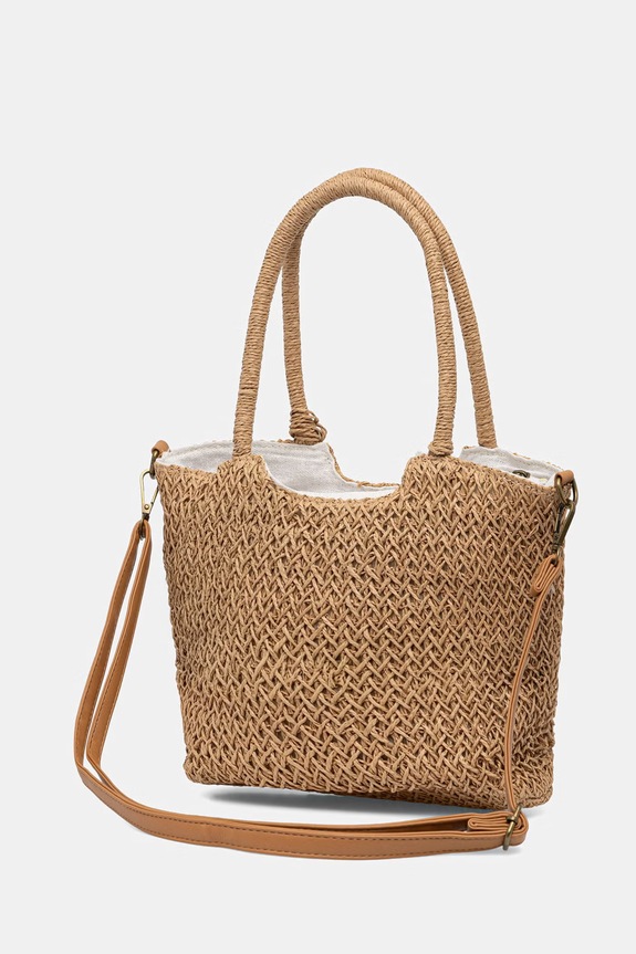 Doplnky Answear.LAB crossbody kabelka dámska pletená MXXJD2502450899.hak hnedá