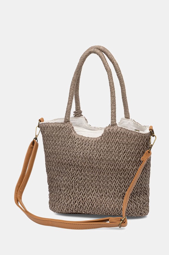 Doplnky Answear.LAB crossbody kabelka dámska pletená MXXJD2502450899.hak hnedá