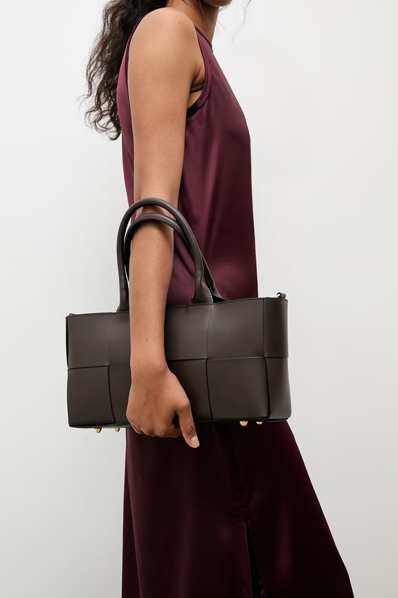 Answear.LAB poseta de piele uni maro A00032-P.isr