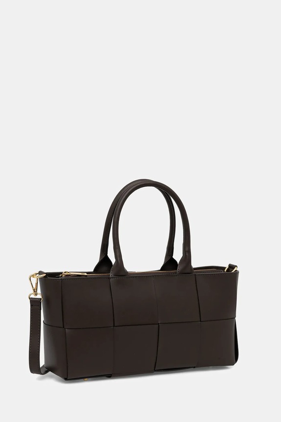 Accesorii Answear.LAB poseta de piele A00032-P.isr maro