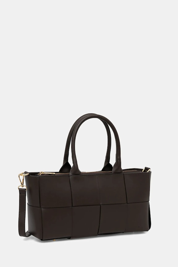Accesorii Answear.LAB poseta de piele A00032-P.isr maro