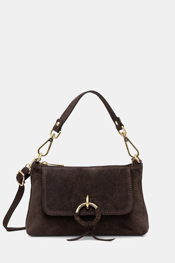 Answear.LAB crossbody kabelka dámska semišová C00046.isr hnedá WA00