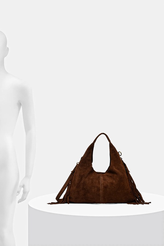 Answear.LAB torebka zamszowa C00035.isr